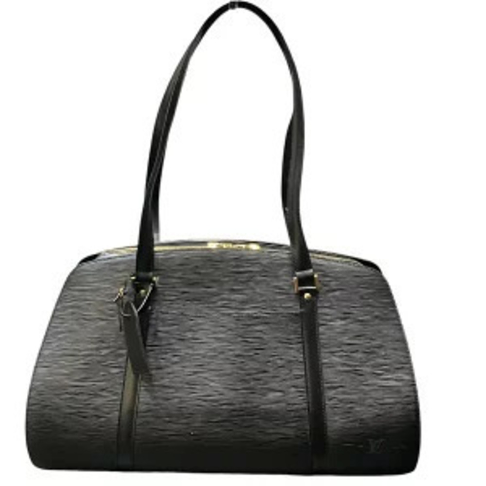 Louis Vuitton Epi Solferino Noir Black Bag Boston Shoulder
